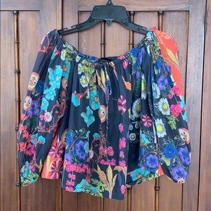 Cynthia Rowley print cotton top